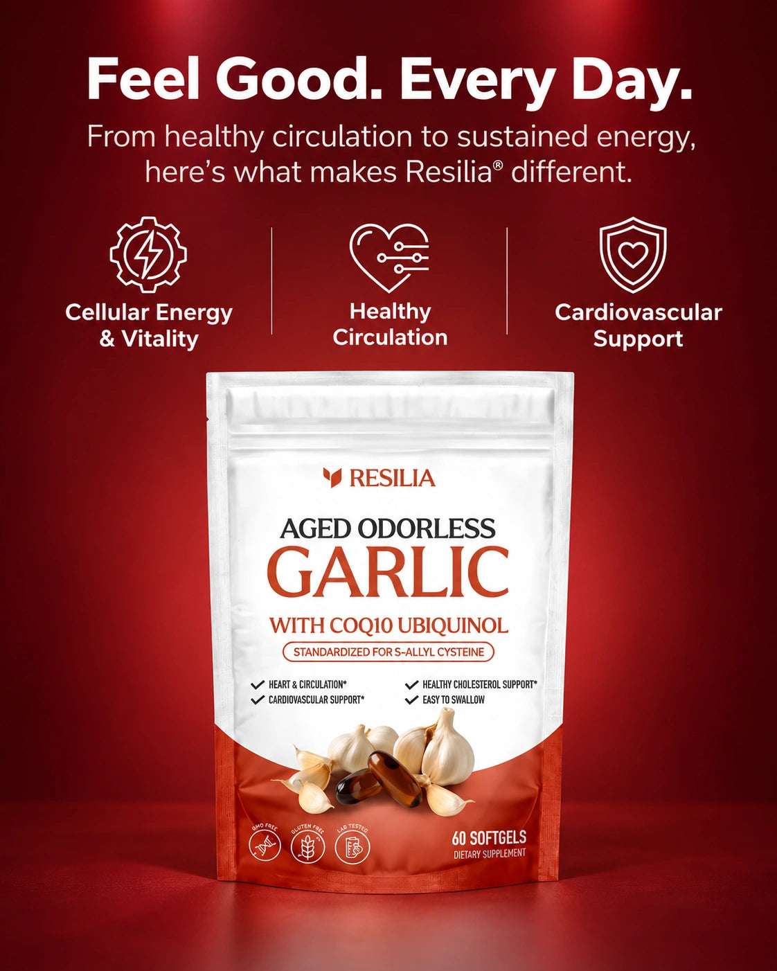Resilia® Aged Odorless Garlic