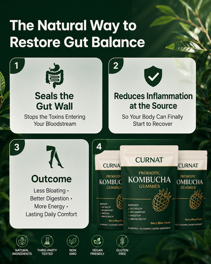 Kombucha Probiotic Gummies for Digestive Support