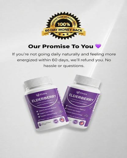 Elvera Gut Support Complex with Elderberry, Zinc & Vitamin C