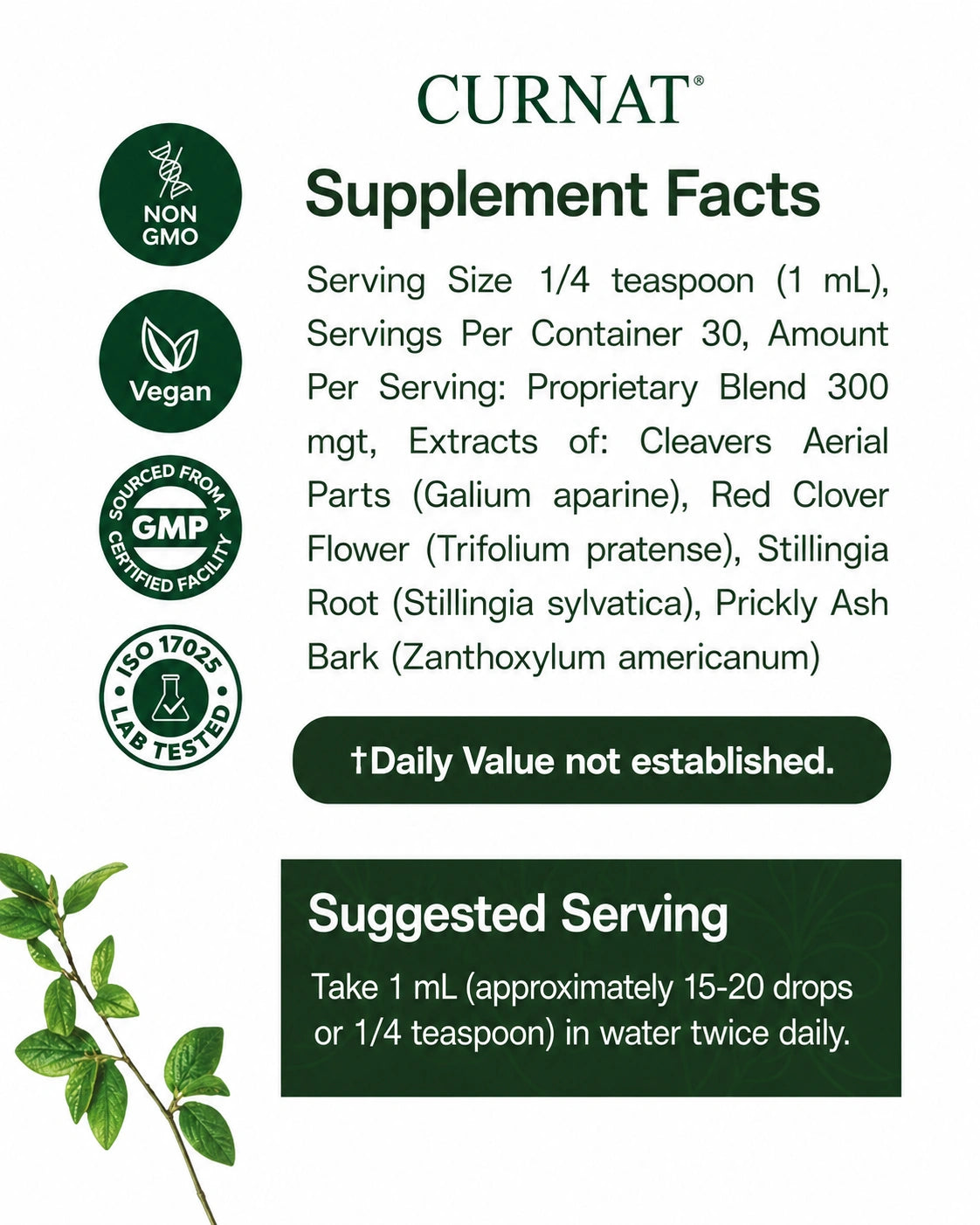 Lymphatic Drainage Drops Curnat