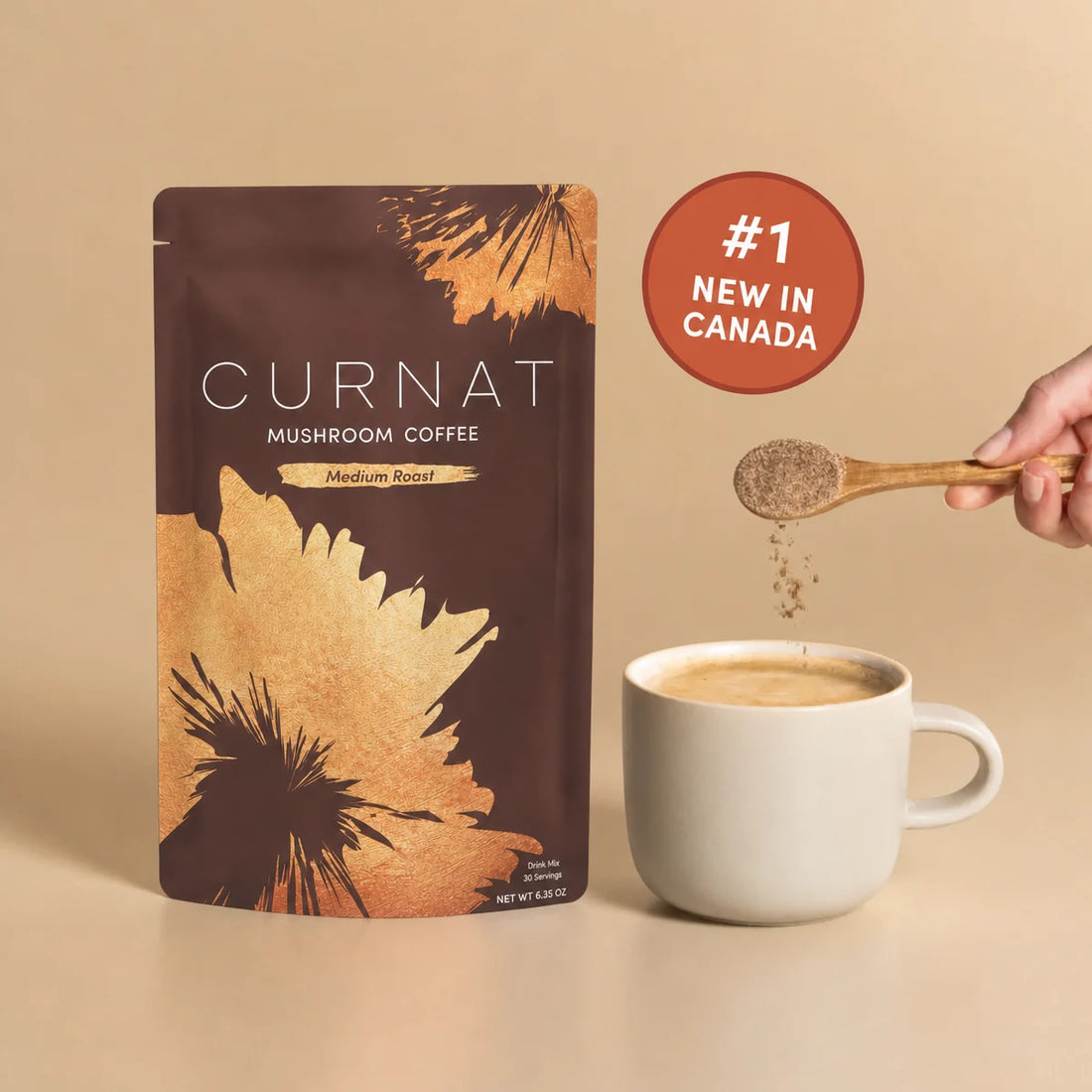 CURNAT Mushroom Coffee Medium Roast